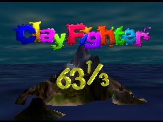 Clay Fighter 63 1-3 (USA) Title Screen